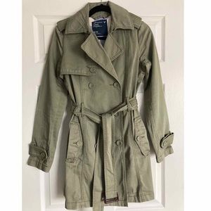 Olive Trench Coat